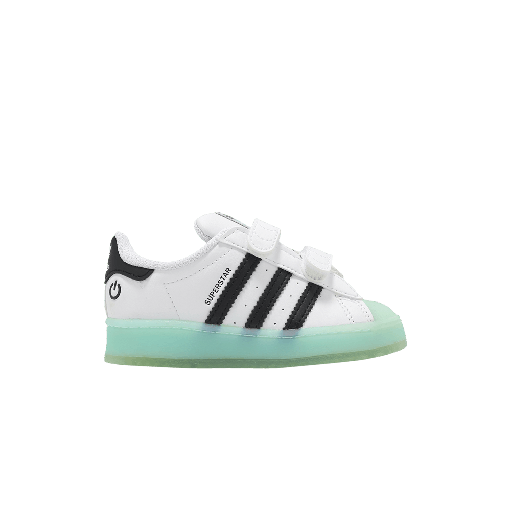 Кроссовки adidas Superstar CF I 'LED Lights - White Semi Flash Aqua'