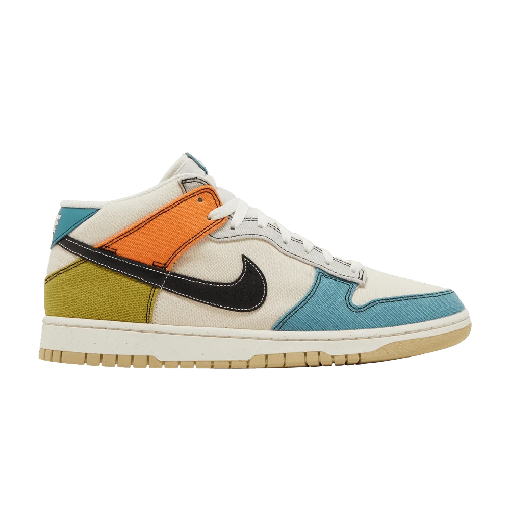 Кроссовки Nike Dunk Mid 'Pale Ivory Multi-Color'