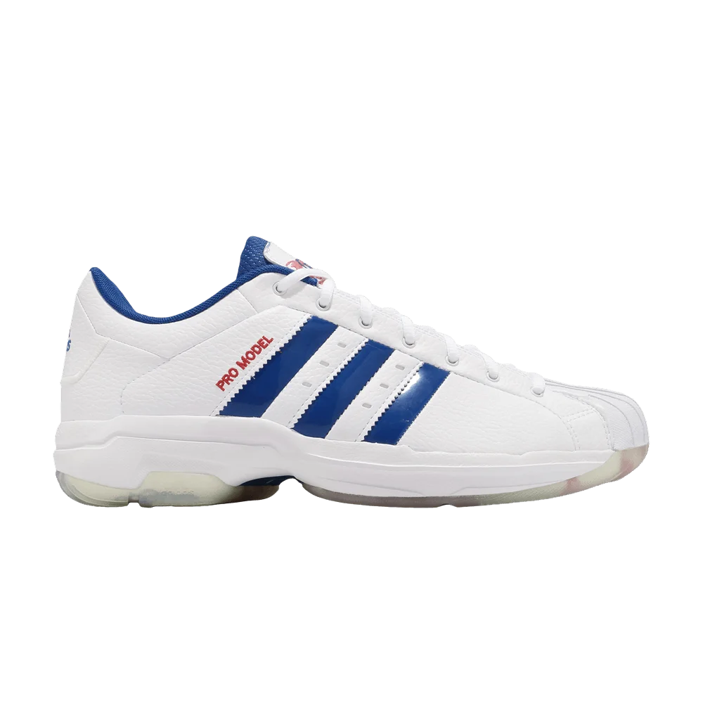 Кроссовки Adidas Pro Model 2G Low 'White Royal Blue'