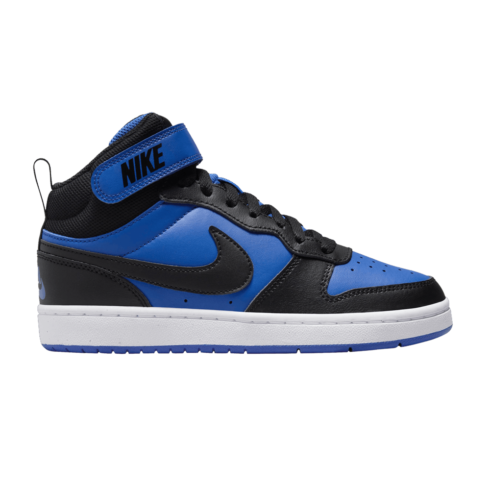 Кроссовки Nike Court Borough Mid 2 GS 'Black Game Royal'