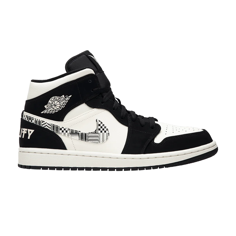 Кроссовки Air Jordan 1 Mid Melo SE 'Equality'