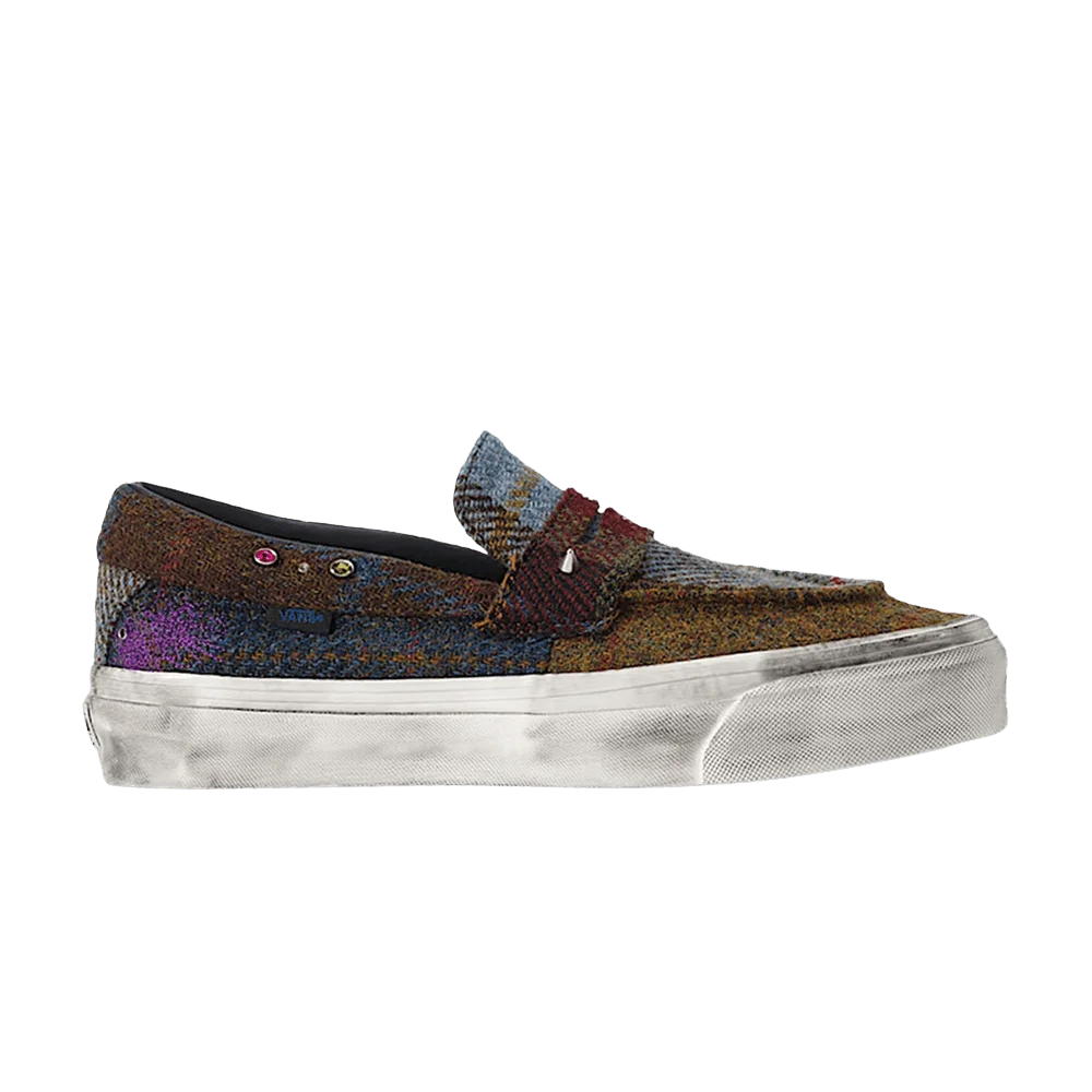 Кроссовки Vans Premium Harris Tweed Loafer 53 'Brown'