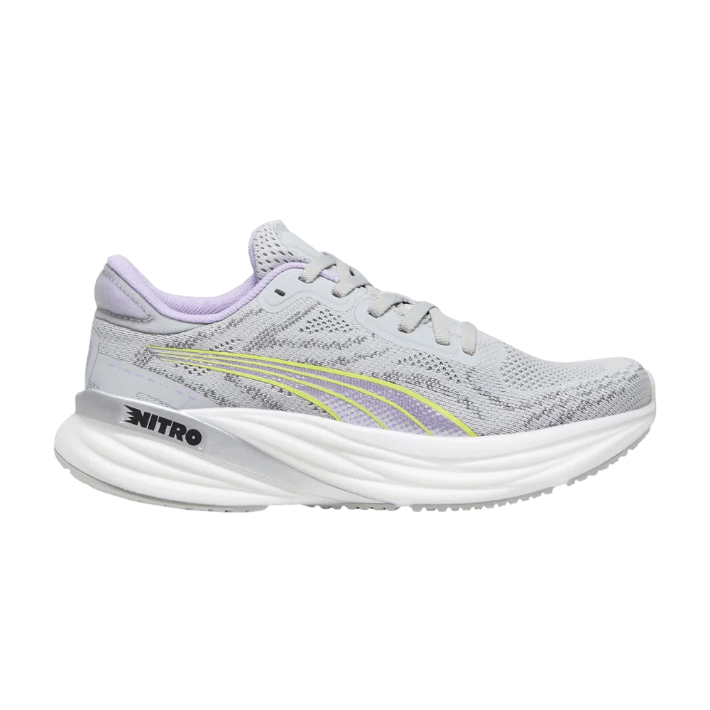 Кроссовки Puma Wmns Magnify Nitro 2 'Ash Grey Vivid Violet'