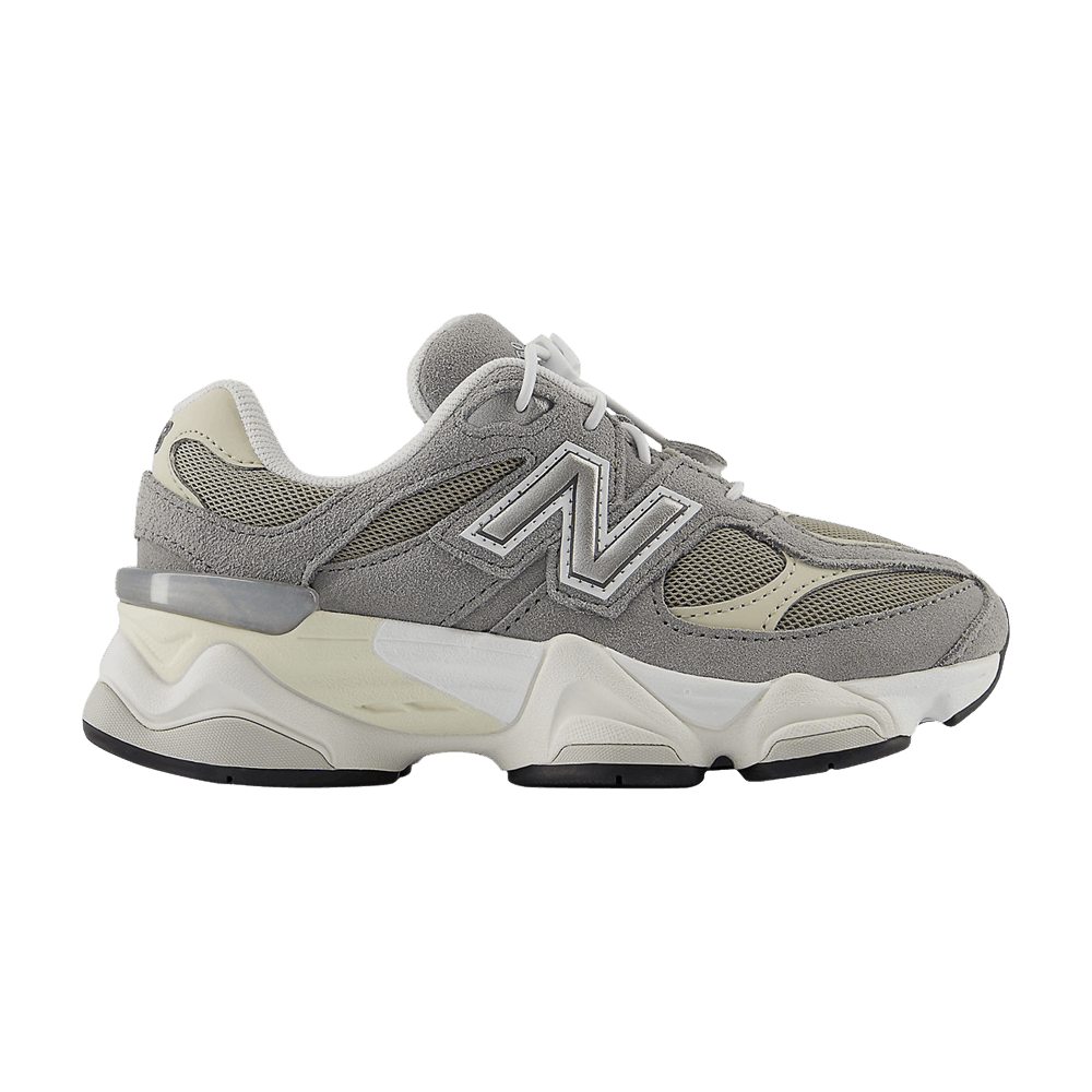 Кроссовки New Balance 9060 Bungee Lace Little Kid Wide 'Slate Grey Timberwolf'