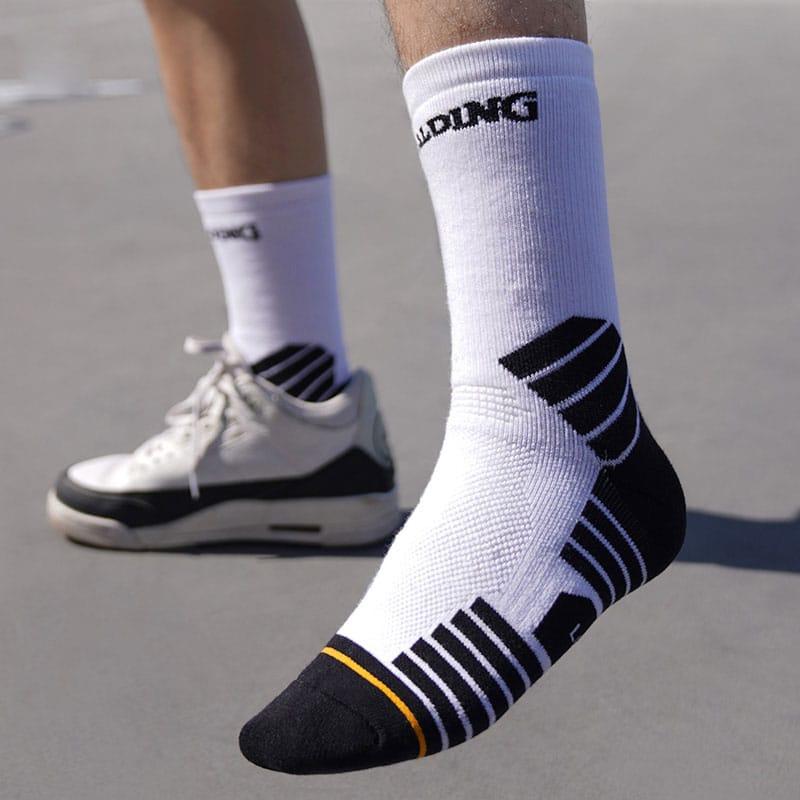 Спортивные носки Ehot Spalding Controls White-Black Crew Socks
