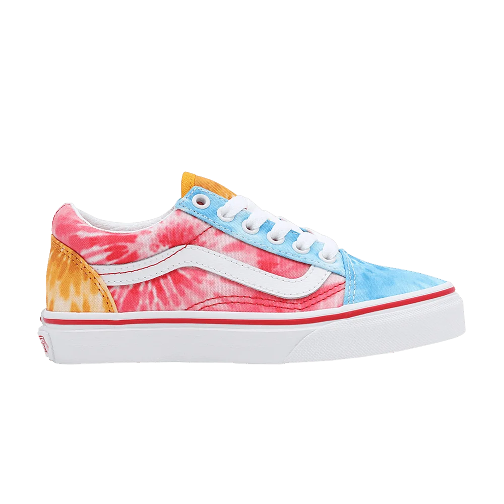 Кроссовки Vans Old Skool Kids 'Tie Dye Block'