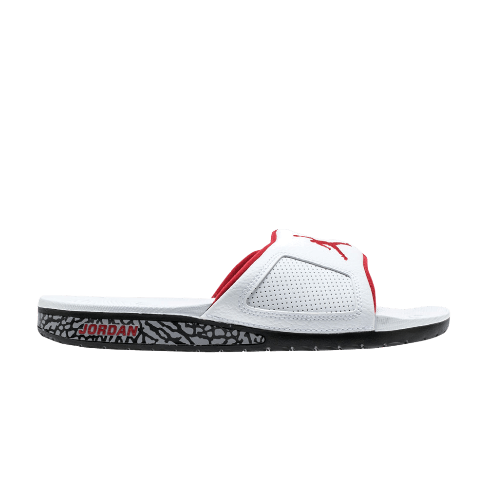 Air Jordan Hydro 3 Retro Slide 'White University Red'