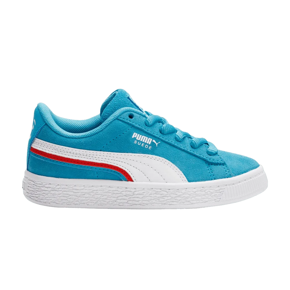 Кроссовки Kool-Aid x Puma Suede Triplex Little Kid 'White Blue Atoll'