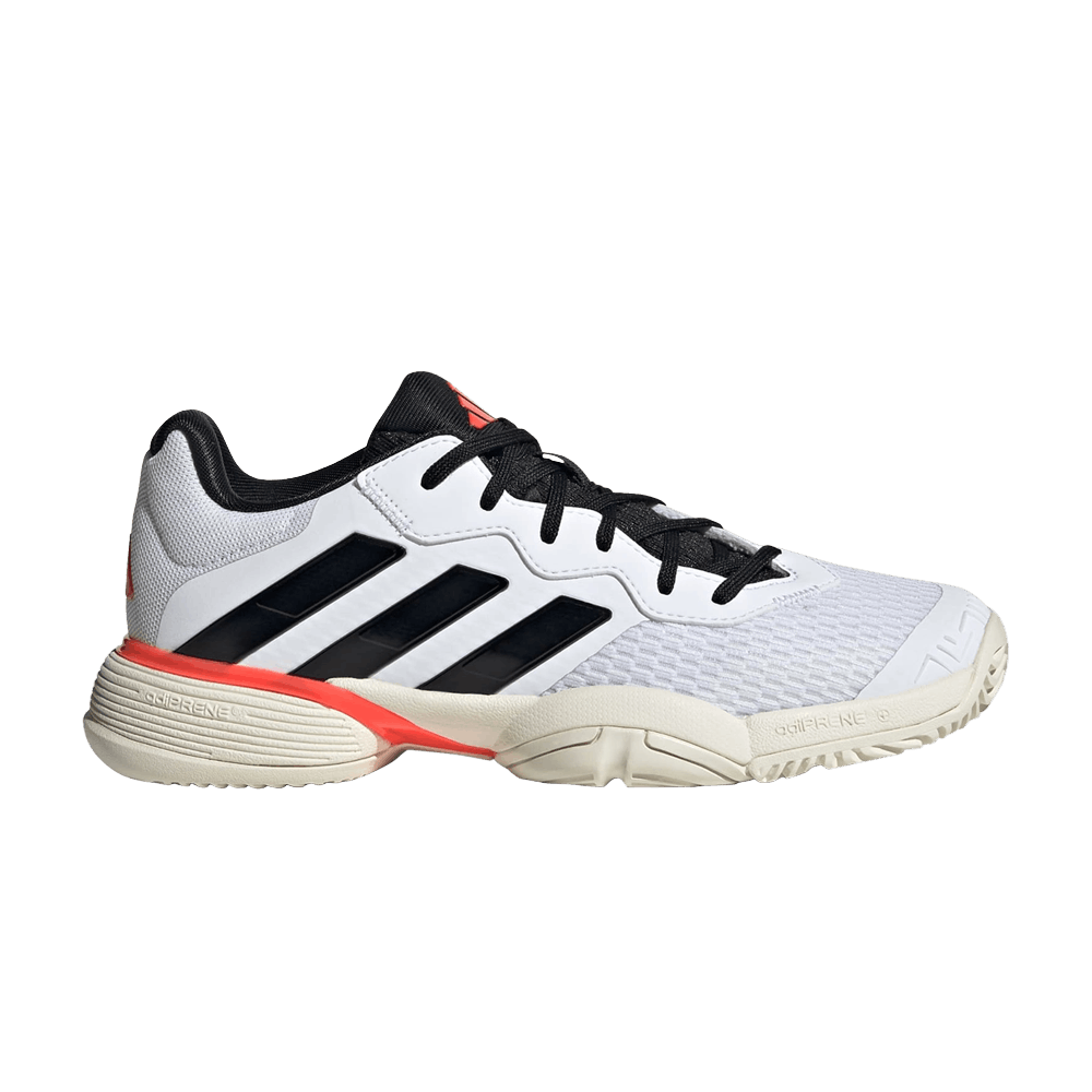 Кроссовки Adidas Barricade J 'White Black'