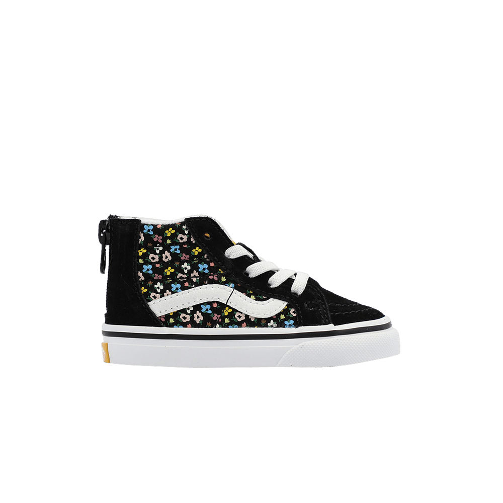 Кроссовки Vans Sk8-Hi Zip Toddler 'Ditsy Floral Black'