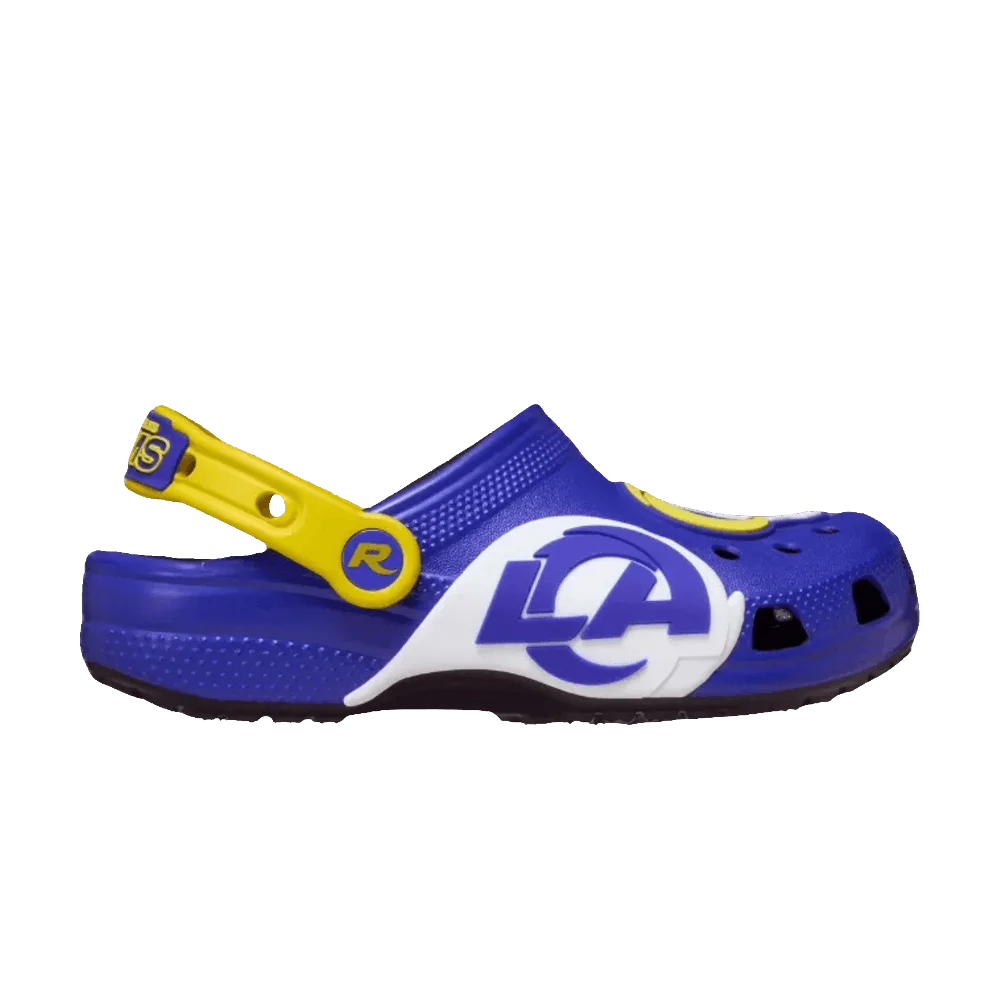 Кроссовки NFL x Crocs Classic Clog Big Kid 'Los Angeles Rams'