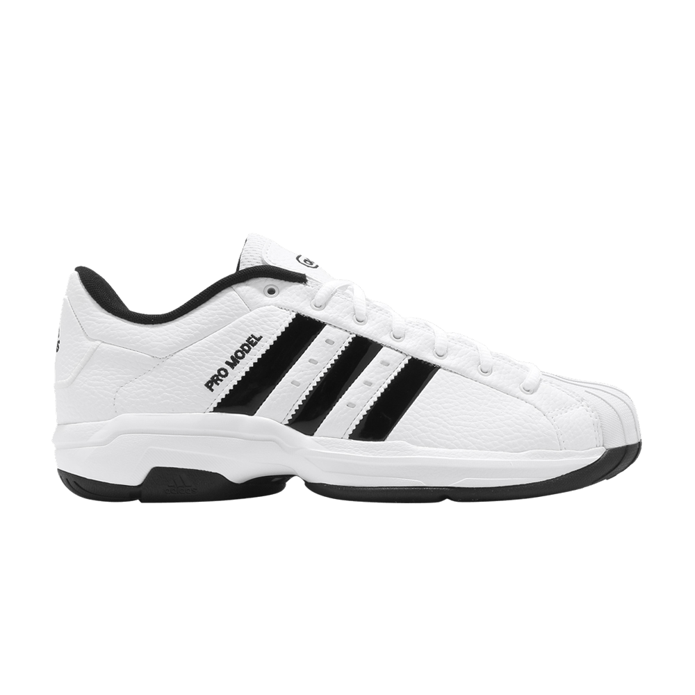 Кроссовки adidas Pro Model 2G Low 'White Black'