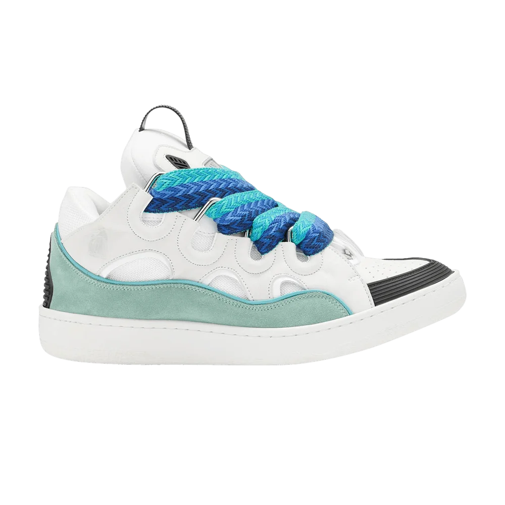 Кроссовки Lanvin Curb Sneakers 'White Green'