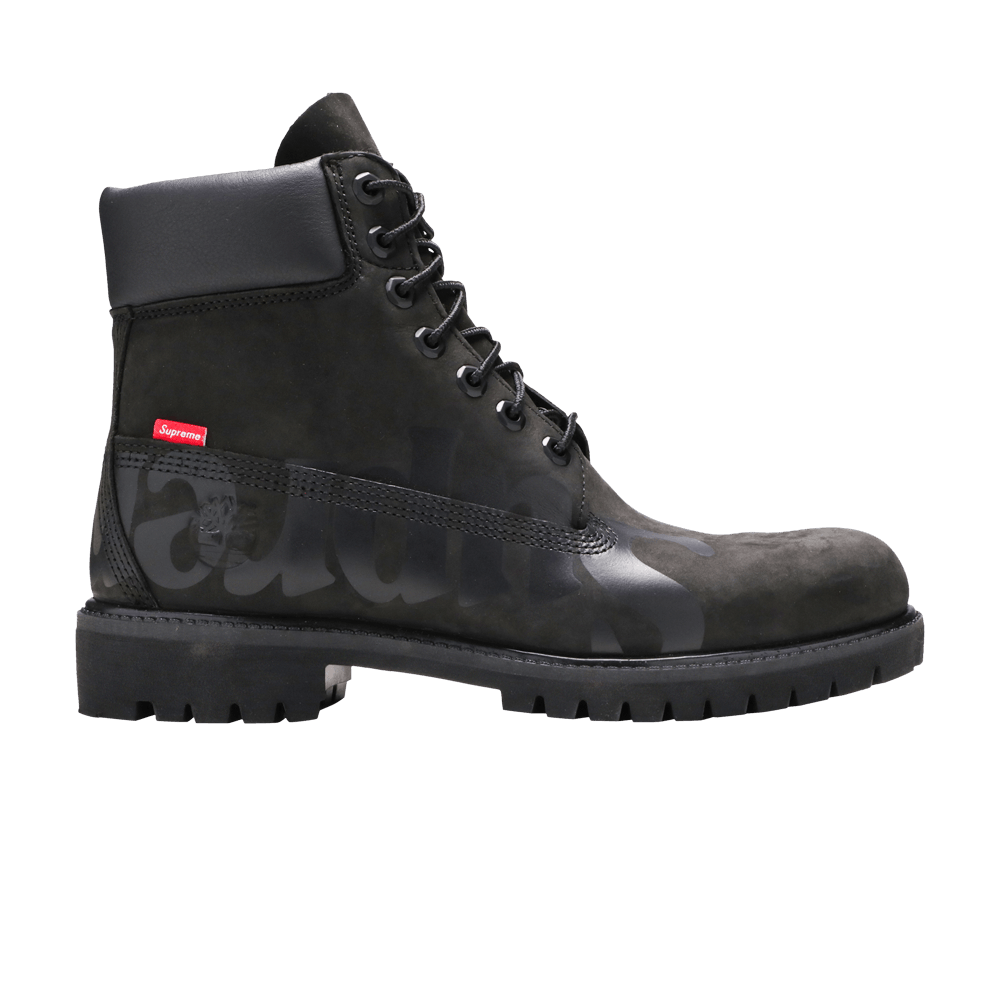Кроссовки Timberland Supreme x 6 Inch Premium Waterproof Boot 'Big Logo - Black'
