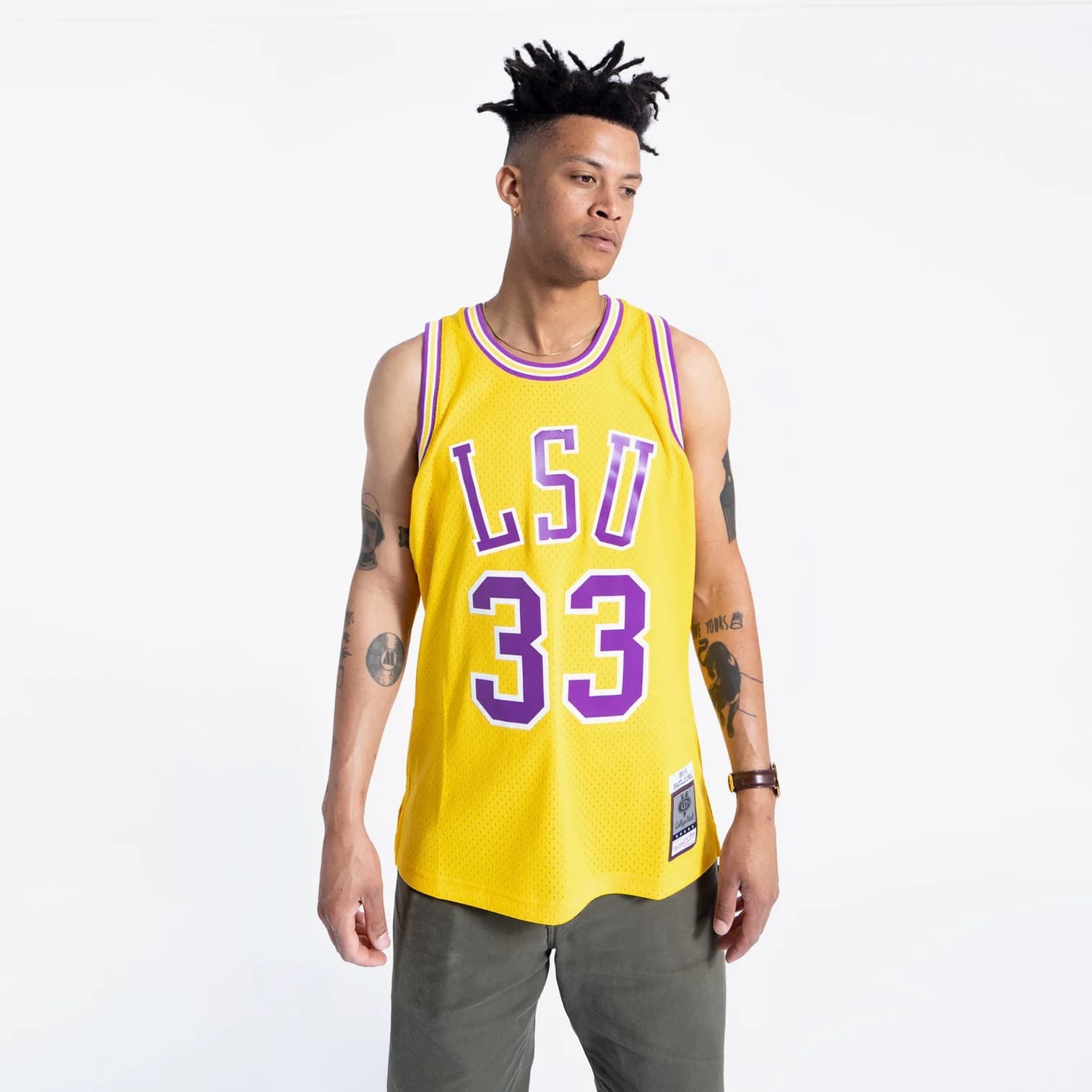 Баскетбольная джерси Mitchell & Ness Shaquille O’Neal Louisiana State University Tigers NCAA Swingman Jersey