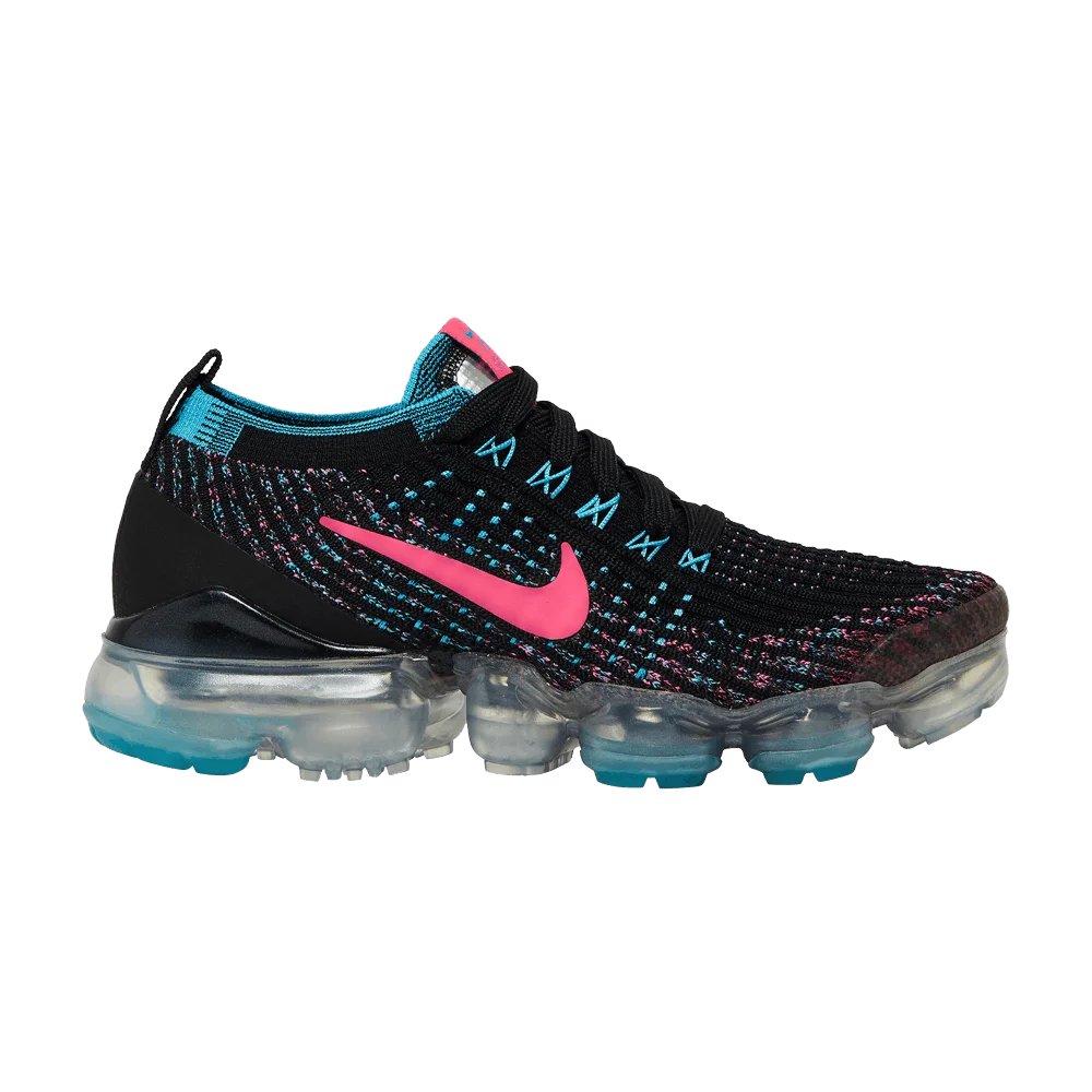 Кроссовки Nike Wmns Air VaporMax Flyknit 3 'Black Hyper Pink Blue'