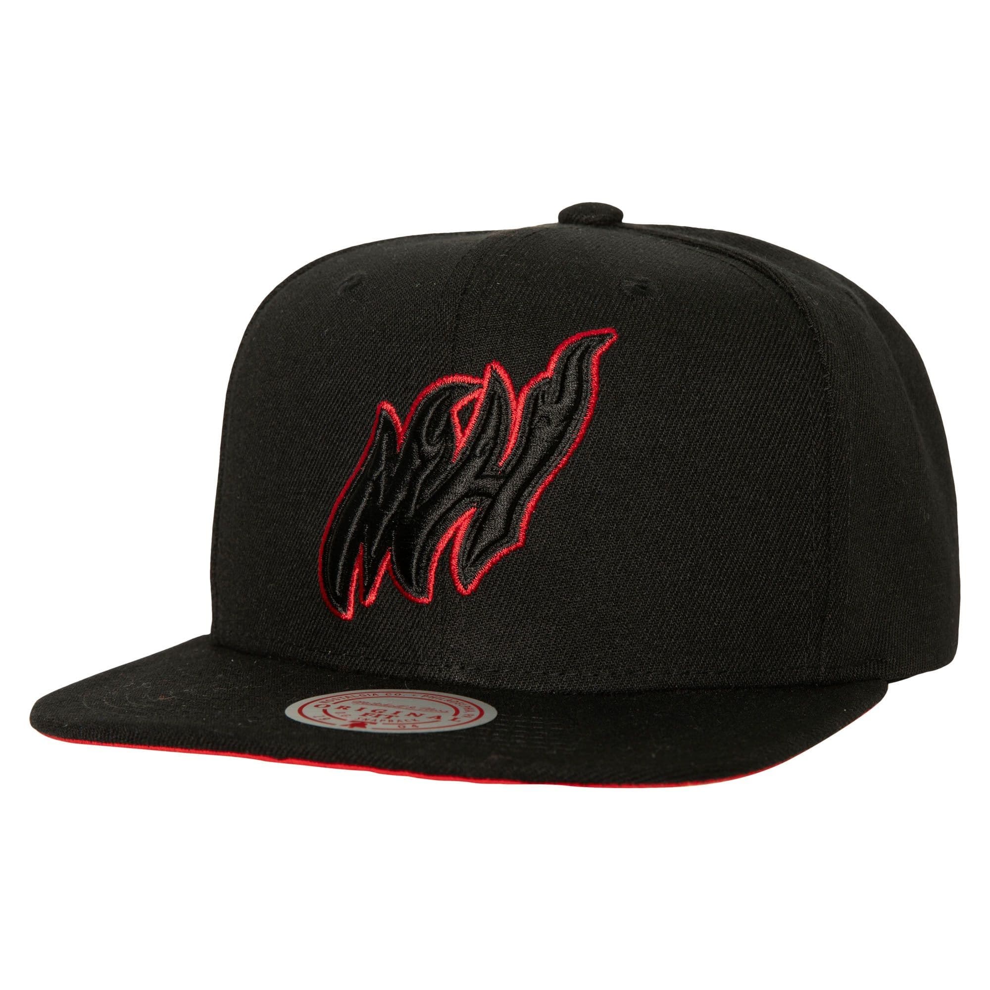 Бейсболка Mitchell & Ness TC Bottoms Snapback HWC Miami Heat Hat