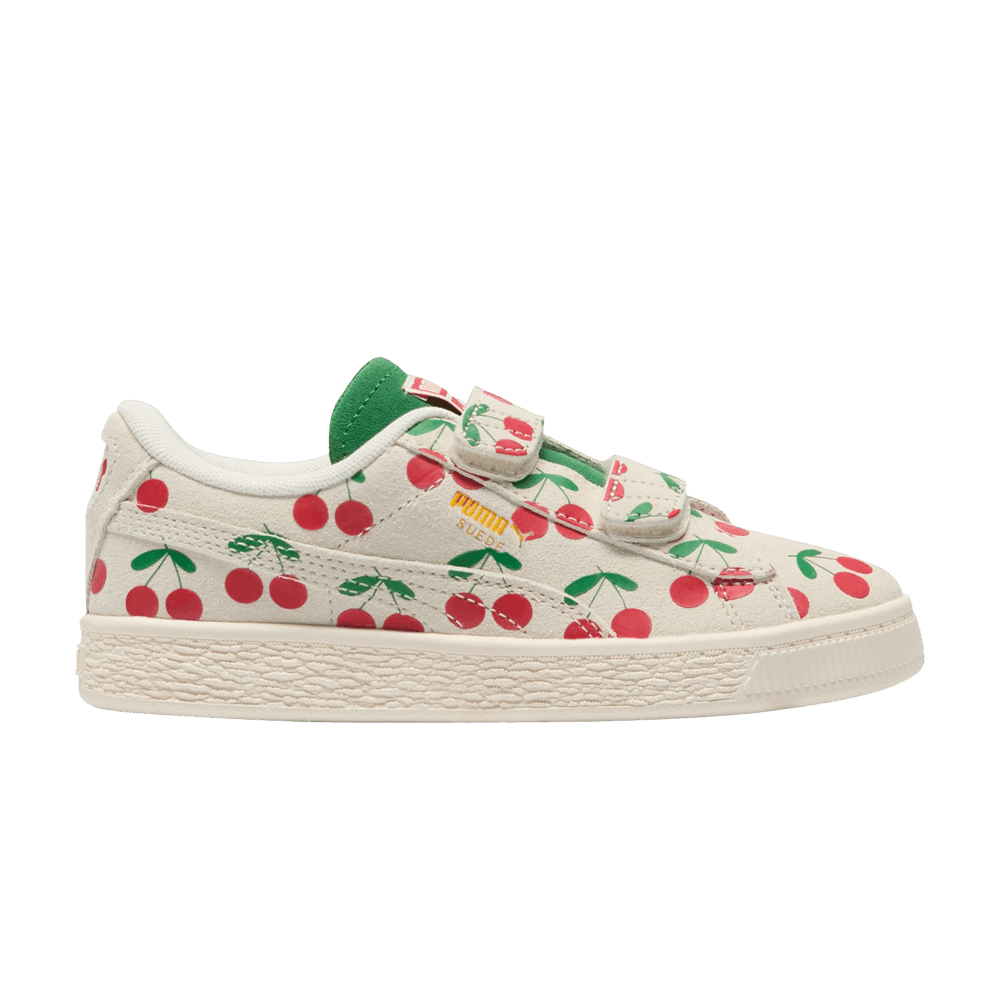 Кроссовки Bebe De Pino x Puma Suede Classic 21 Little Kid 'Frosted Ivory Cherries'