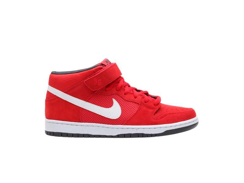 Кроссовки Nike Dunk Mid Pro SB Hyper Red White Anthracite