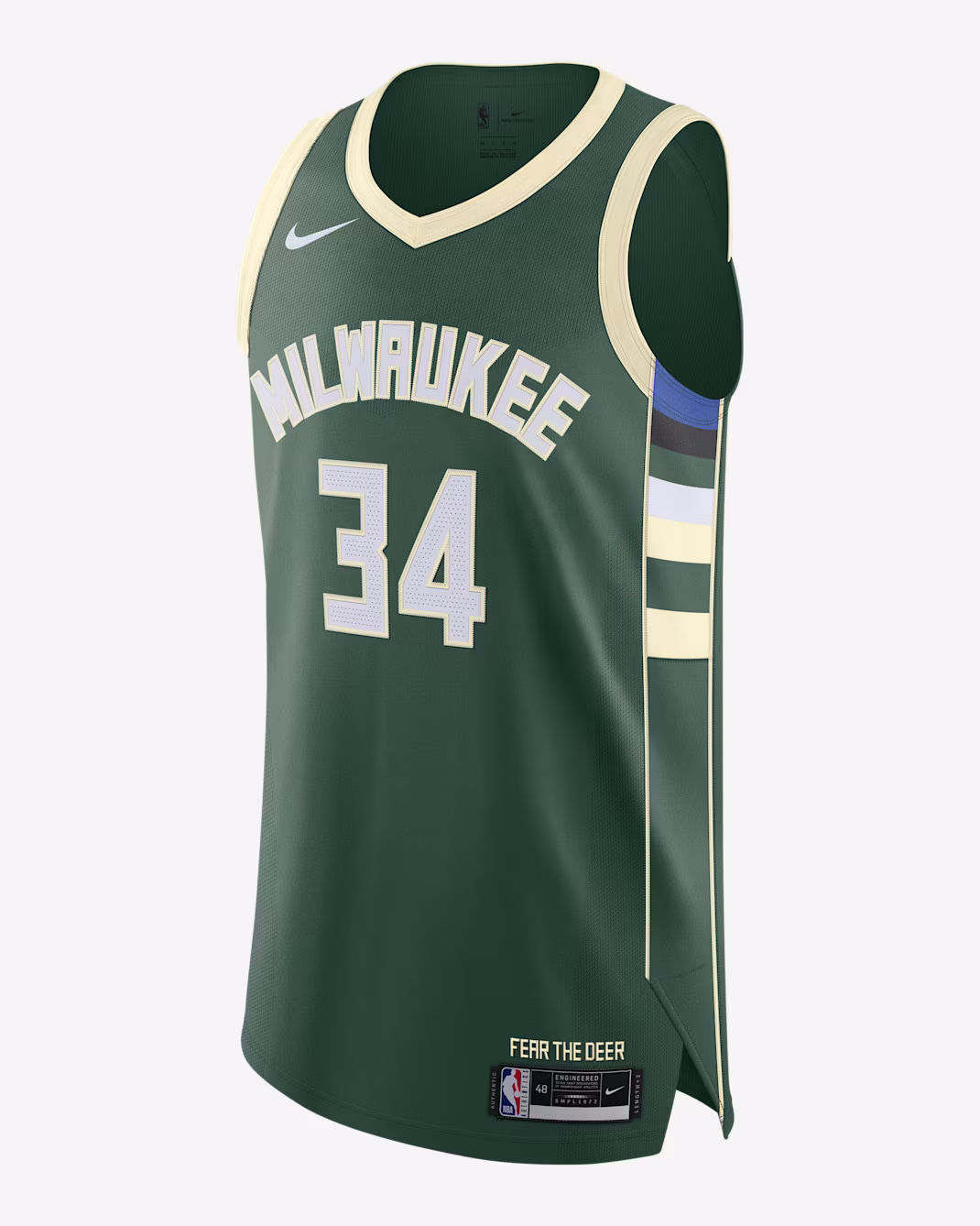 Баскетбольное джерси Nike NBA Giannis Antetokounmpo MIL Icon Edition Authentic 2020