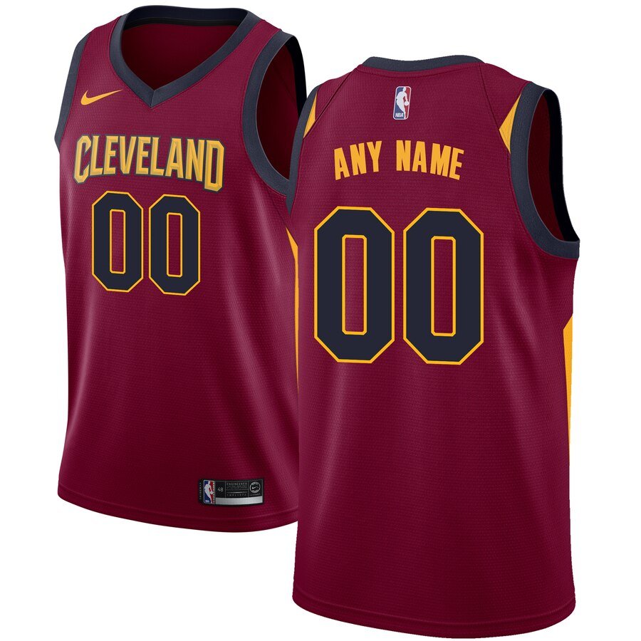 Баскетбольная джерси 2019-20 Cleveland Cavaliers Swingman Custom Maroon – Icon Edition