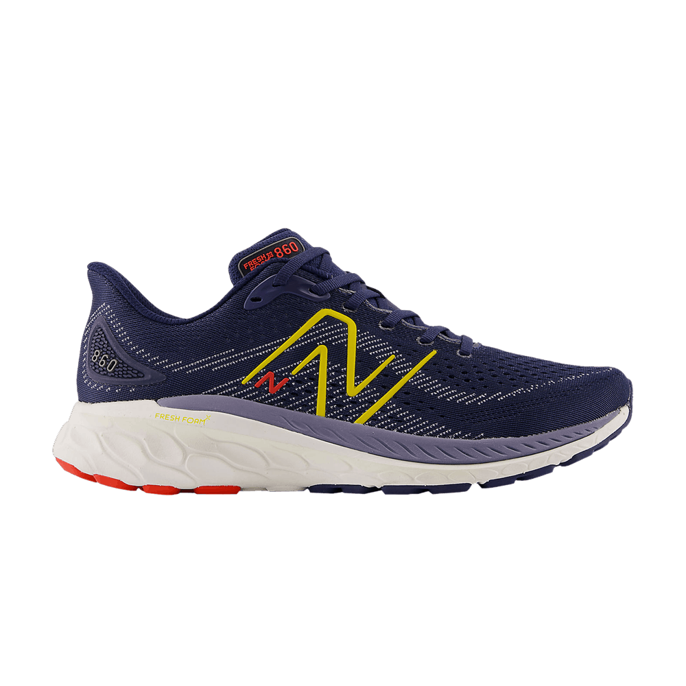 Кроссовки New Balance Fresh Foam X 860v13 2E Wide 'Navy Ginger Lemon'