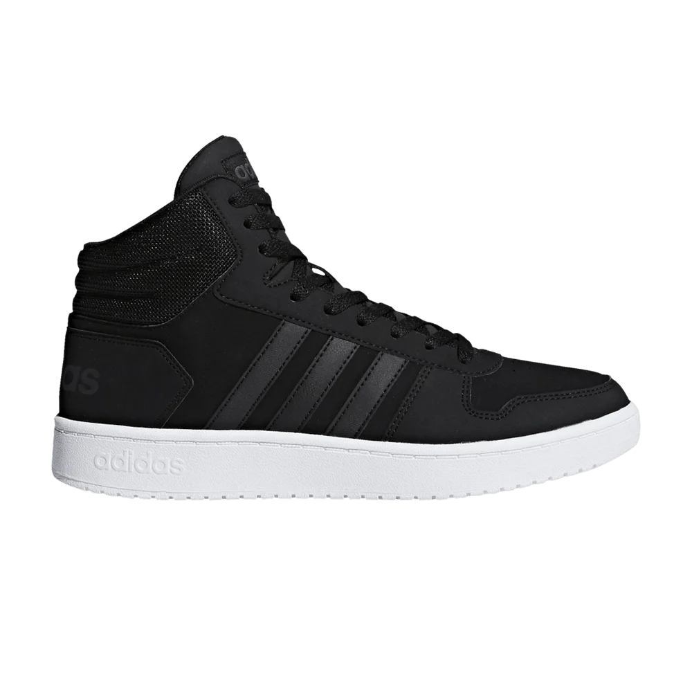 Кроссовки Adidas Hoops 2.0 Mid 'Black Carbon'