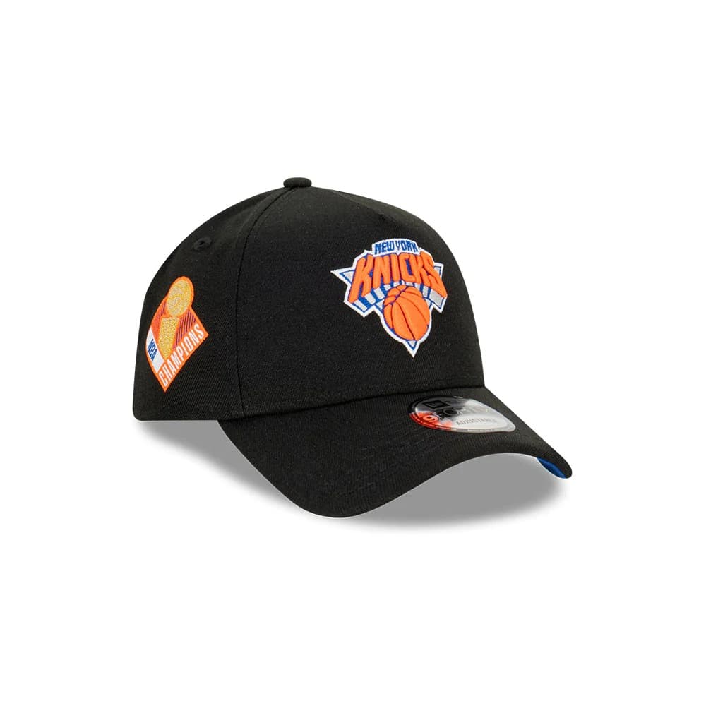 Бейсболка New Era New York Knicks 9FORTY A-Frame Champs NBA Snapback Hat