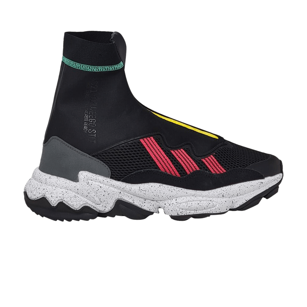 Кроссовки Adidas Ozweego TR STLT 'Black Red Yellow'