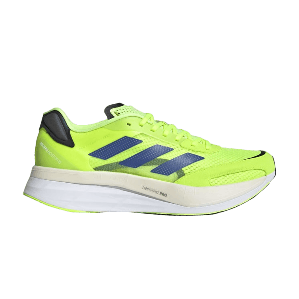Кроссовки Adidas Adizero Boston 10 'Signal Green Sonic Ink'