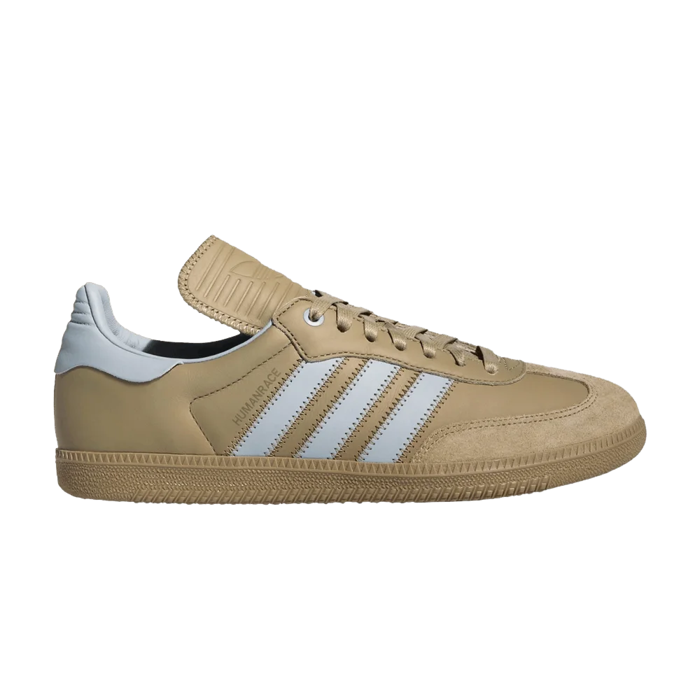 Кроссовки Pharrell x adidas Samba Human Race 'Orbit Green Ash Grey'