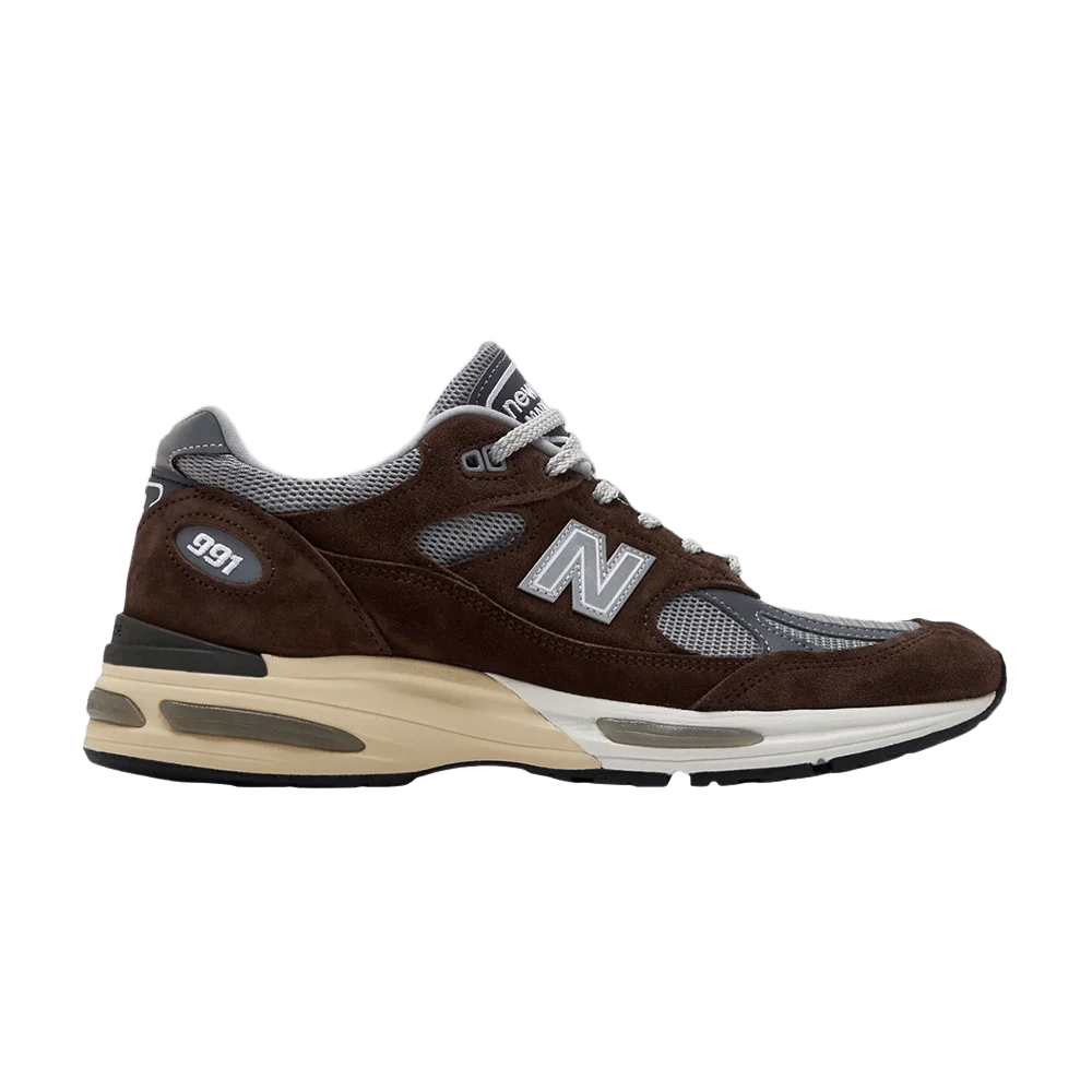 Кроссовки New Balance 991v2 Made in England 'Brown Grey'