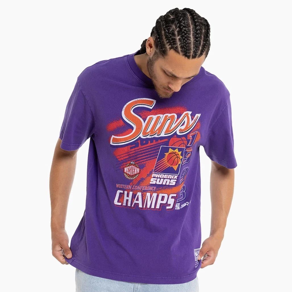 Футболка Mitchell & Ness Phoenix Suns Script Conference Champs Vintage NBA T-Shirt