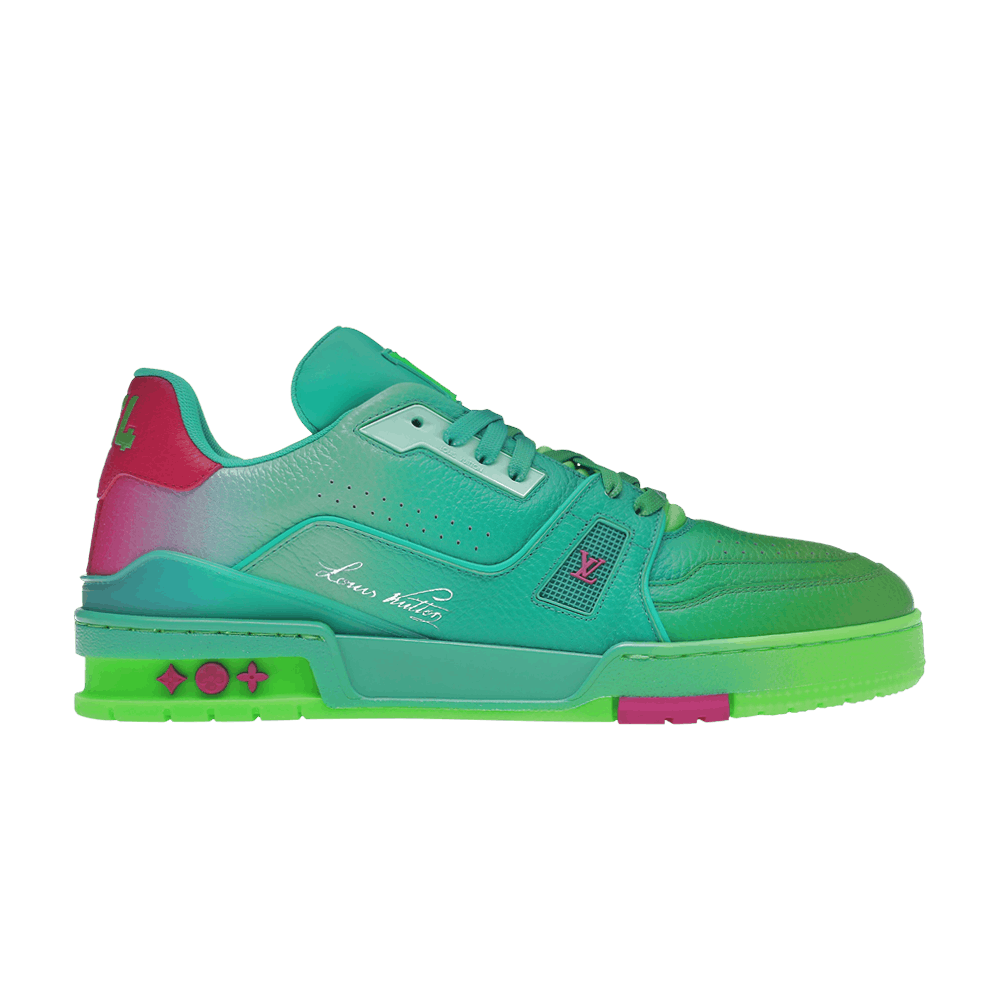 Кроссовки Louis Vuitton Trainer Low 'Green Ombre'