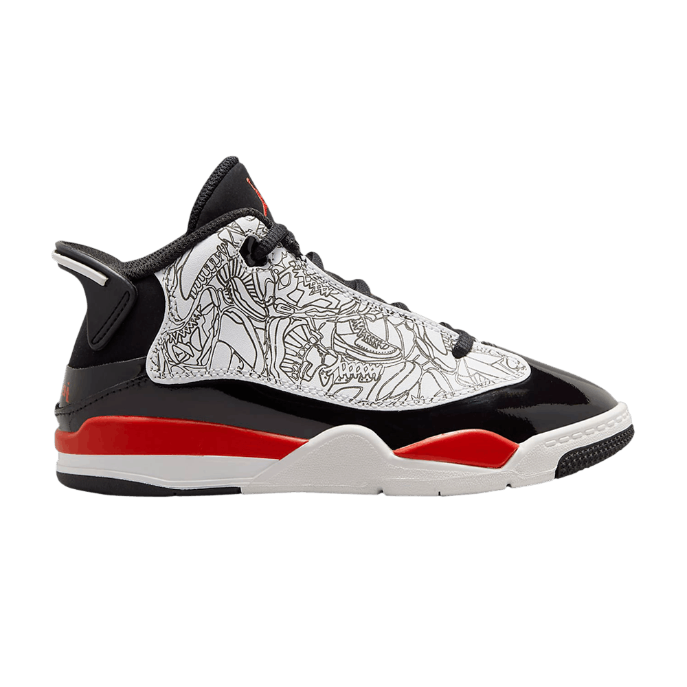 Кроссовки Air Jordan Dub Zero PS 'Fire Red'