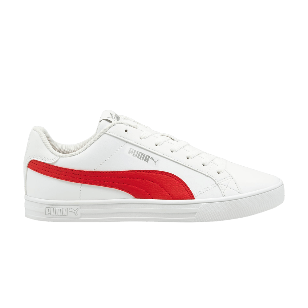 Puma Smash Vulc V3 Lo 'White High Risk Red'