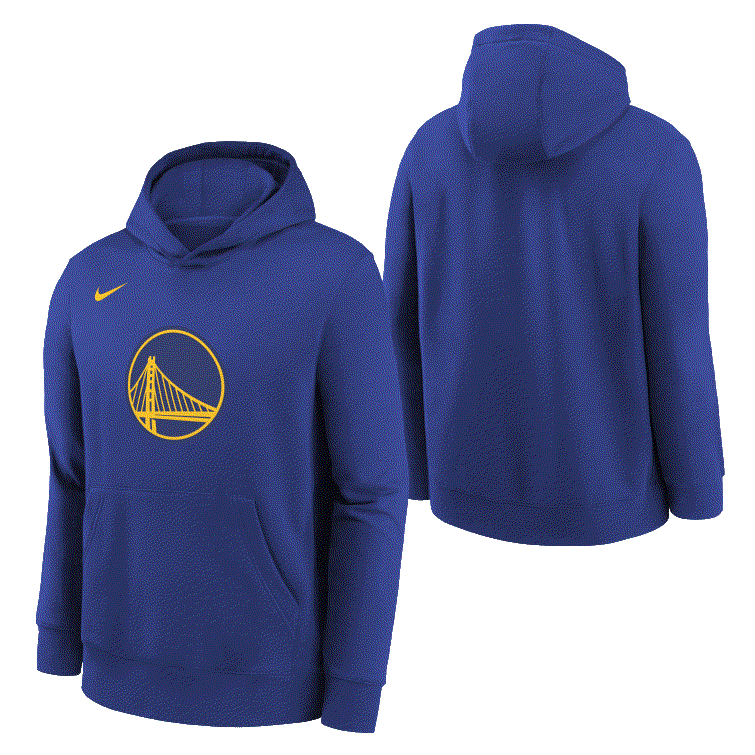 Худи Nike Golden State Warriors Club Logo Youth NBA Hoodie