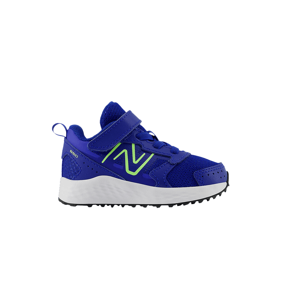 Кроссовки New Balance Fresh Foam 650 Bungee Lace Top Strap Toddler 'Team Royal Bleached Lime Glow'