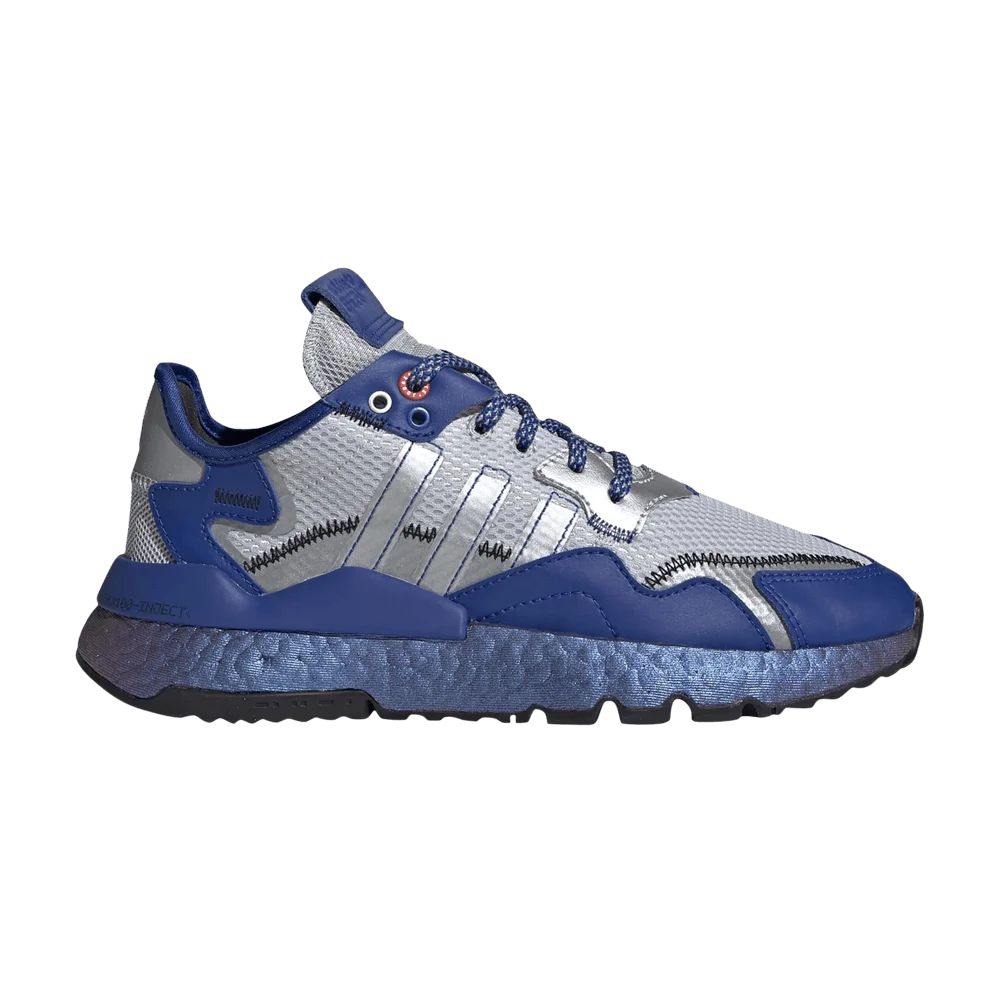 Кроссовки Adidas Wmns Nite Jogger 'Silver Metallic Royal Blue'