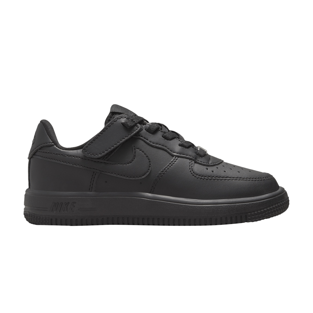 Кроссовки Nike Force 1 Low EasyOn PS 'Triple Black'