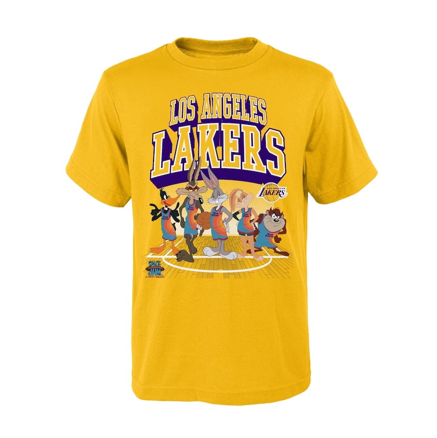 Баскетбольная футболка Los Angeles Lakers Tunes On Court T-Shirt – Youth