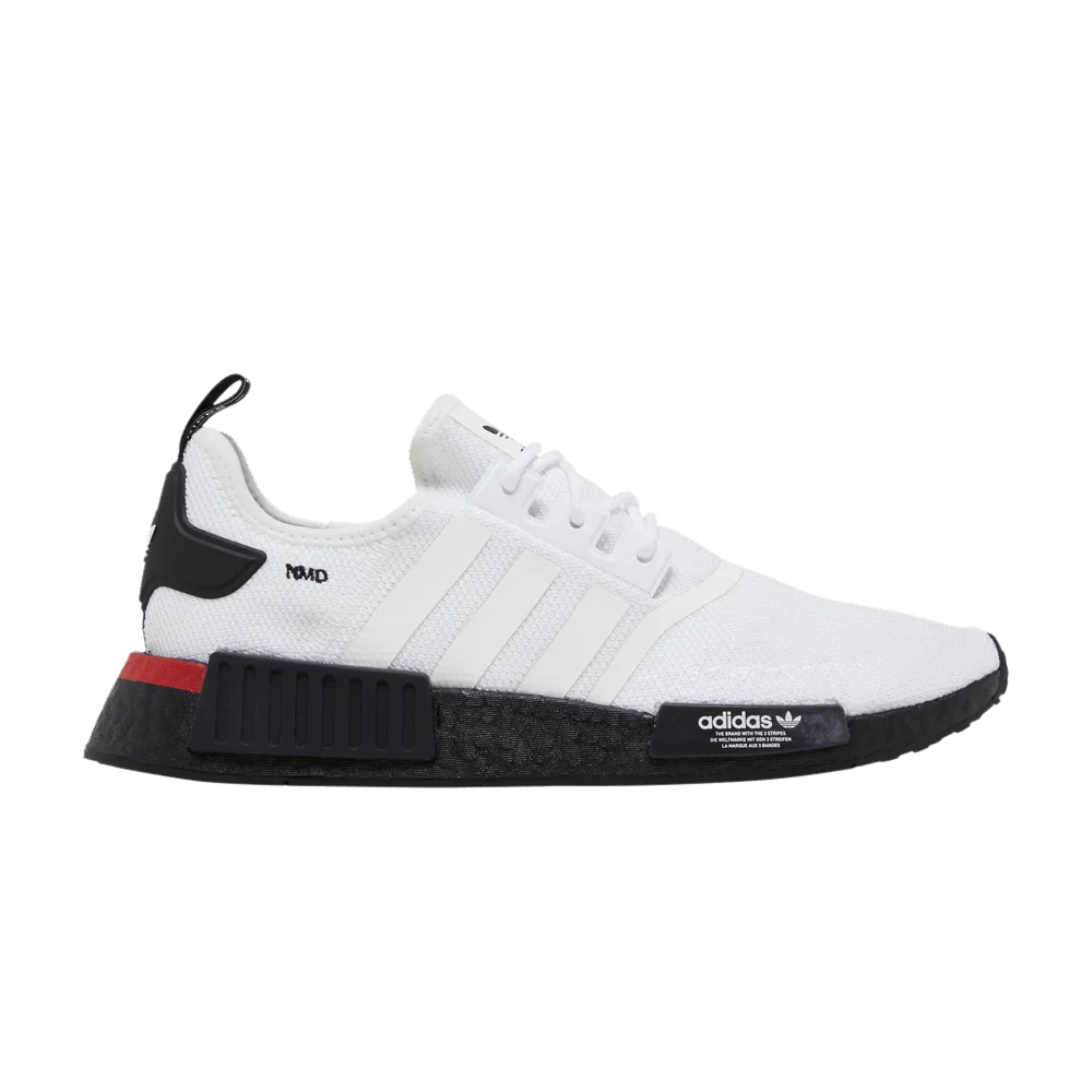Кроссовки adidas NMD_R1 'White Black Red'