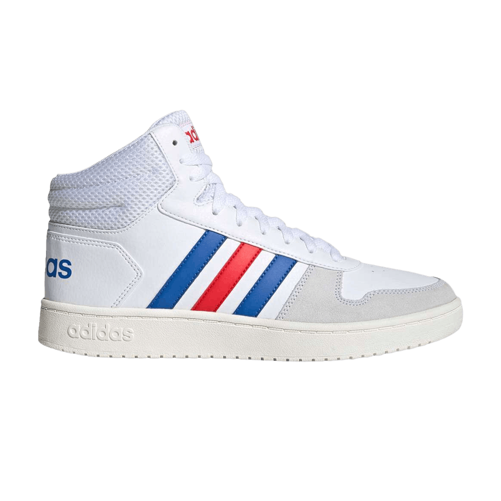 Кроссовки adidas Hoops 2.0 Mid 'White Blue Red'