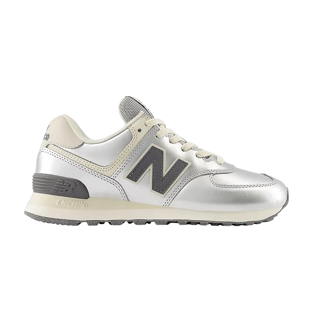 Кроссовки New Balance Wmns 574 'Metallic Silver Artic Grey'