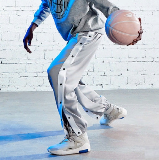 Баскетбольные брюки 2020 B&OK Basketball Button Pants Grey