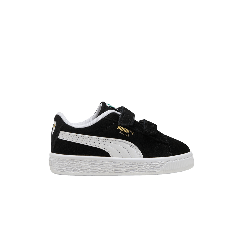 Кроссовки Puma Suede Classic Velcro Toddler 'Black White'