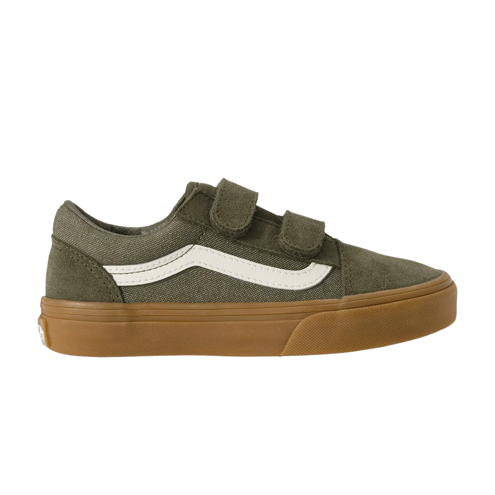 Кроссовки Vans Old Skool V Kids 'Green Gum'