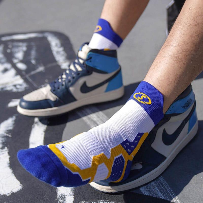 Спортивные носки Ehot Spalding Blocks Warriors Low Socks