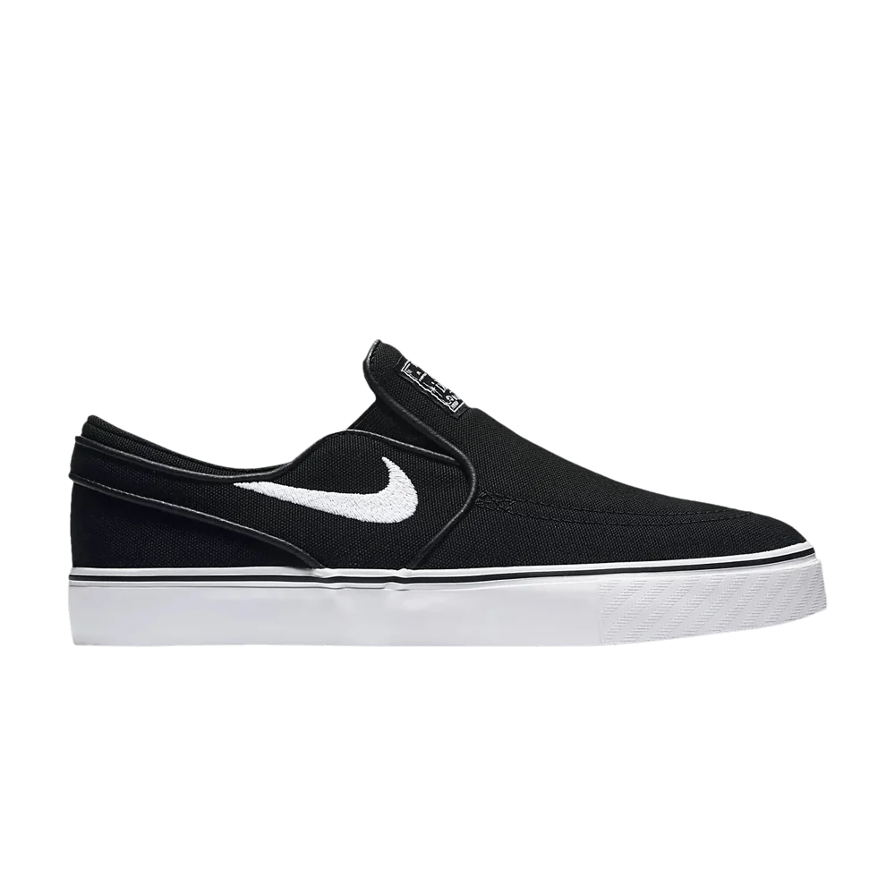 Кроссовки Nike Stefan Janoski Canvas Slip SB GS 'Black'