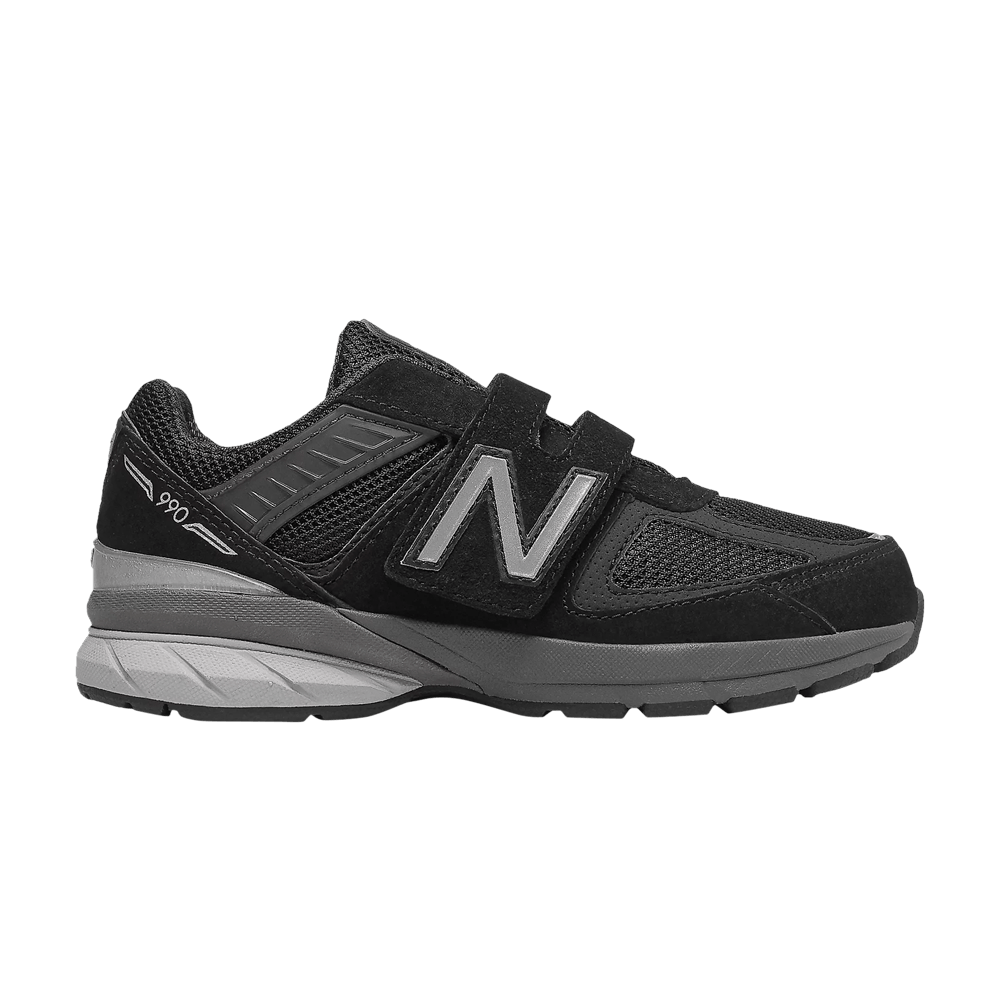 Кроссовки New Balance 990v5 Hook and Loop Little Kid 'Black'